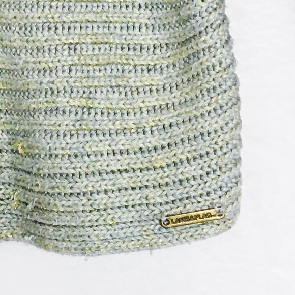 LAMB&FLAG Off The Shoulder Knit Metallic Sweater - Picture 4 of 8